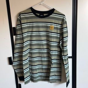 HUF large men’s long sleeve shirt